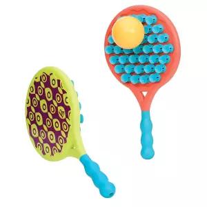 실외놀이 2인용 흡착식 실리콘 라켓 캐치볼 운동완구 어린이집 공던지기