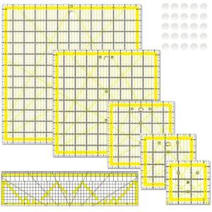 퀼팅 자 재봉 자(2.78 x12 3.5 4.5 6 9.5 12.5 ) 직물 절단용 아크릴 및 재봉용 미끄럼 방지 용품
