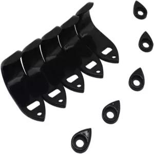 FAVOMOTO 10pcs 색소폰 엄지 커버 받침대 클라리넷 지지 매트 핑거 코트 가드