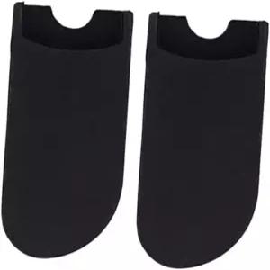 프로 선수를 위한 파토 색소폰 엄지 받침대 패드 고무 클라리넷 커버 2개 블랙