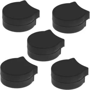 ERERINGGOO 5Pcs 내구성 있는 고무 클라리넷 엄지 받침대 쿠션 프로텍터 블랙 소프트 및 클라리넷과