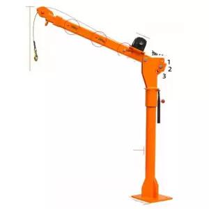 차량용 호이스트 소형 기중기 리모컨 화물차 크레인 500kg하중 유선 12v 리프트