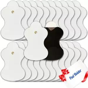 (24PCS) Omron TENS 유닛 교체 패드 재사용 가능 패드(Omron 브랜드 제외)와 호환되는 12쌍