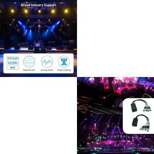 G99D 다중 네트워크 수신기 확장기 교체 4 채널 3핀 XLR 암 커넥터