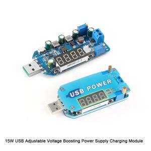DC-DC CC CV C타입 USB 5V  3.3V 9V 12V 24V 30V 전원 공급 장치 15W 조절식 승압/강압 부스트 벅 컨버터