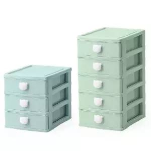 미니 서랍 책상 사무용품 수납함 곰돌이 정리함 3단 5단 화장품 액세서리 소품