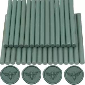 올리브 그린 왁스 씰 스틱 스탬프용 건 30개 씰링 세트 청첩장 봉투 크리스마스 선물 디어 (올리브 그린)