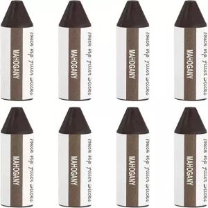 uxcell 우드 필러 스틱 8개 왁스 터치 업 마커 스크래치 홀을 위한 가구 크레용 균열 테이블 책상 나무