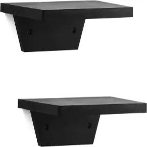 페니앙세 작은 떠다니는 선반 스피커 테이블 램프 식물 진열용 사다리꼴 벽 거실 침실 주방 사무실 소나무