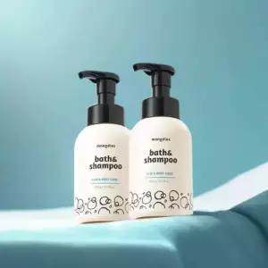 몽디에스 눈따가움 없는 신생아 유아 초민세먼지 제거 올인원 포밍 바스 앤 버블 샴푸 400