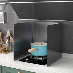 야외 휴대용 가스 버너 바람막이 철제 카드식 난로 캠핑용 대형 방풍 보드