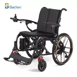 Baichen 경량 접이식 전동 체어 20인치 휠 카본 휴대용 스쿠터 나드리 전동카