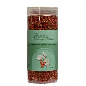 쓰촨 페퍼콘스 통 4OZ 정품 사천 레드 그라인더 리필 중국 요리를 위한 신선한 강한 풍미 조미료 마포 두부