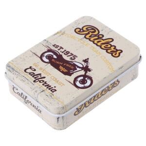 미니 주석  보관함 캔디 캔 쥬얼리 거치대 항아리 동전 귀걸이 헤드폰