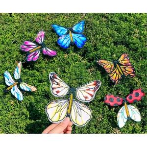 곤충탐구수업 연계활동 고무동력 날개감기 날아가는 호랑나비만들기 20개