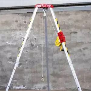 구조용 삼각대 맨홀 수동 구조대 비상 밀폐공간 맨홀삼각대 안전대 하수구 현장 리프트 낙하