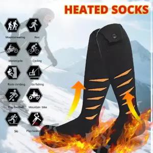 배터리 박스가 있는 겨울 난방 양말 충전식 방한 남성용 열선 야외 캠핑 스키 스포츠 발 따뜻하게 하는