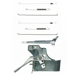 스로틀 레버 암과 베이스 링크 로드 리턴 스프링이 있는 야 GX390 스로틀 컨트롤 어셈블리 키트 및 클론 프레데터 420cc 389cc 429cc 459cc