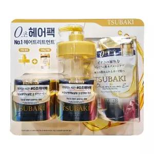 츠바키 0초 헤어팩(180g 2입+리필150g+펌프)