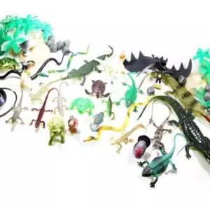 파충류 조류 모형 피규어 대 아이 악어 신나는