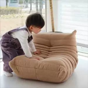 귀여운 애벌레 어린이 유아 소파 아동용 바닥 쿠션