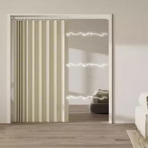 접이식 파티션 아파트 베란다 가림막 원목구슬 보건실