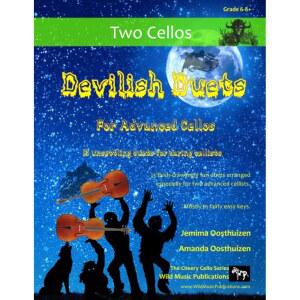 두 명의 고급 첼로를 위한 클래식 6-8등급 이상의 첼리스트 위한 애호가 악마 같은 13명(중급에서 명을 두 위한 플레이어를 듀엣) 같은 듀엣: 첼로 악마 고급