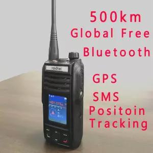 Radtel RN15 APRS 글로벌 프리 토킹 워키토키 500km 무제한 범위 네트워크 양방향 라디오 GPS 블루투스
