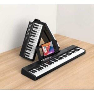 접이식 접히는피아노 61건반 61키 화이트 해이프 기본형 이동식 연습 전자