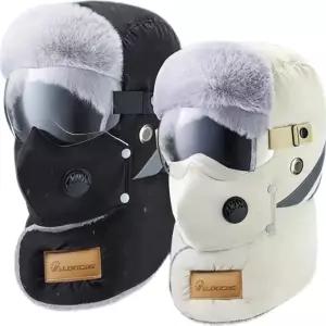 아우얼스룸 11번가 털 안면마스크 겨울 모자 방한 일체형 목도리