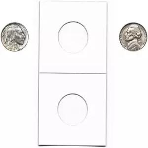 니켈 100 카운트 브랜드 카드보드 및 마일라 코인 뒤집기 종이 홀더용 가드하우스 22