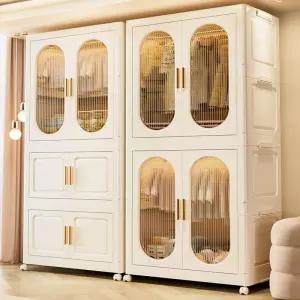 이동식 폴딩 수납장 특대 접이식 수납함 대용량 정리함 다용도실 선반 세탁실 거실 대형