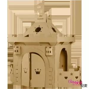 골판지 종이 집 궁전 대형 성 박스 DIY 만들기