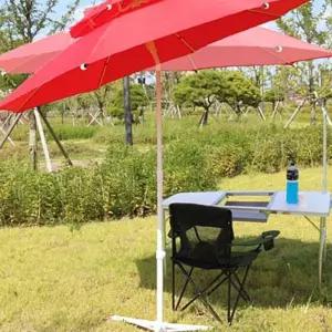 R03 2층 팔각 파라솔 꺽임 있음 캠핑용품 낚시 야영용