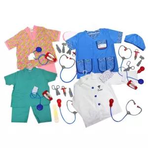 유아용의사복 역할놀이 어린이의사가운 어린이병원놀이 의사놀이세트 4살 조카선물 근육발달 학습