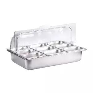 미니 반찬 냉장고 셀프바 쇼케이스 토핑 소형 저온 밧드