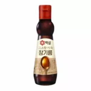 CJ 프리미엄 참기름 백설 오리지널 갈색 10.8온스(320ml)