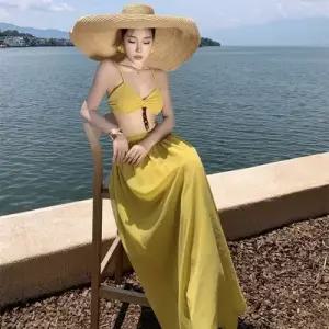 EAMT 치마 여성용 투피스 비치 해변 정장세트 바캉스룩 톱 EUNG1