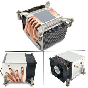 2U 측면 부는 12세대 4 히트 파이프 데스크탑 ITX 무음 팬 2011 i5 CPU 서비스 방열판