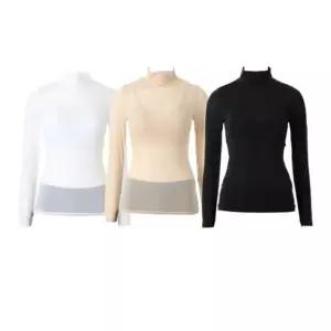 [갤러리아] 초경량 하이넥 UV차단 노와이어 내장컵 골프 스포츠 이너웨어 3종세트(WLGC602C)
