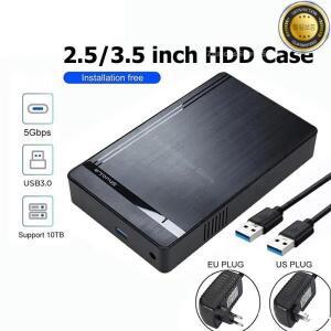 3.5인치 HDD 케이스 SATA to USB 3.0 어댑터 외장 하드 드라이브 SSD 디스크용) 450Mbs 10TB (PC 노트북용)