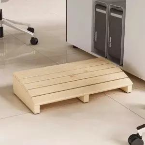 원목 경사 받침대 진입 방문턱 실내 안전 발판 계단