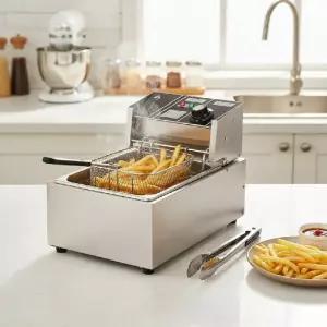 탁상형 튀김기 감자튀김 소형 전기 프라이어 치킨 가정용