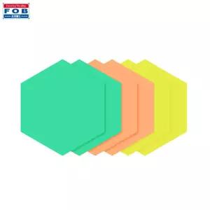 포비 육각보드 고무자석 교육용 200x174mm 6장 색혼합