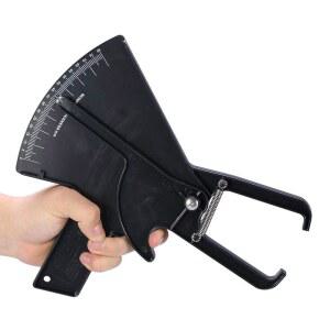 체지방 측정기 캘 , 줄자가 있는 스킨 폴드 체중 감량 지방 휴대용 측정 장치, 정확한 테이프 유지 분석기