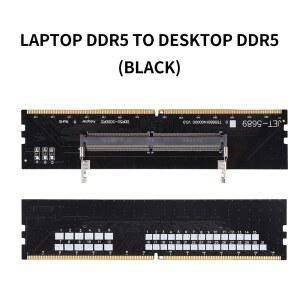DDR3 DDR4 DDR5 노트북용 데스크탑 메모리 어댑터 카드 메모리 RAM 어댑터 DIMM 카드 SO-DIMM PC 컴퓨터 변환기 전원 공급 장치