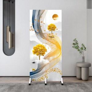 셀프가벽 접이식 원목 칸막이 도트 안방 병풍 식당 타공파티션 원목파티션 주방 단 막이