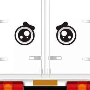 대형차량용 졸음운전방지 앵그리왕눈1 자동차스티커 자동차스티커