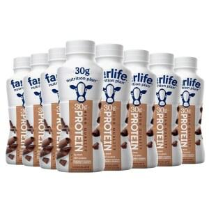 eAj 고단백 초콜릿 영양 쉐이크 u2013 병당 30g 단백질 | 8팩(11.5온스) | 설탕 2g 및 칼로리 150칼로리 | 자연 발생 비타민 및 미네랄 8가지가 풍부함 | 저탄수화물 및 식사 대체 음료