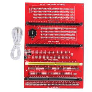 RAM 메모리 진단 분석기 4 in 1 데스크탑 DDR3 DDR4 DDR5UDMM DDR5RDIMM 테스터 카드 조명